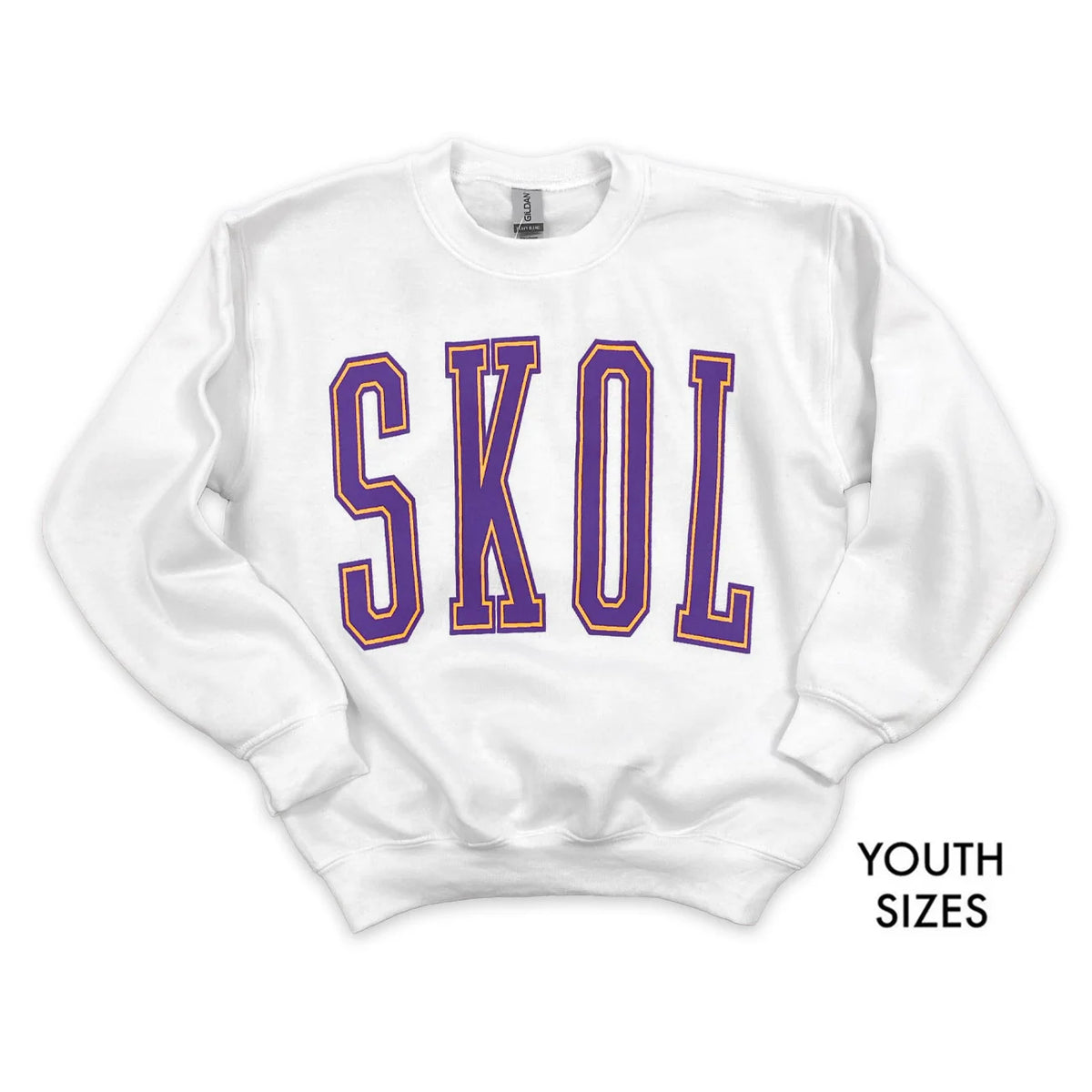 SKOL Youth Crewneck - White