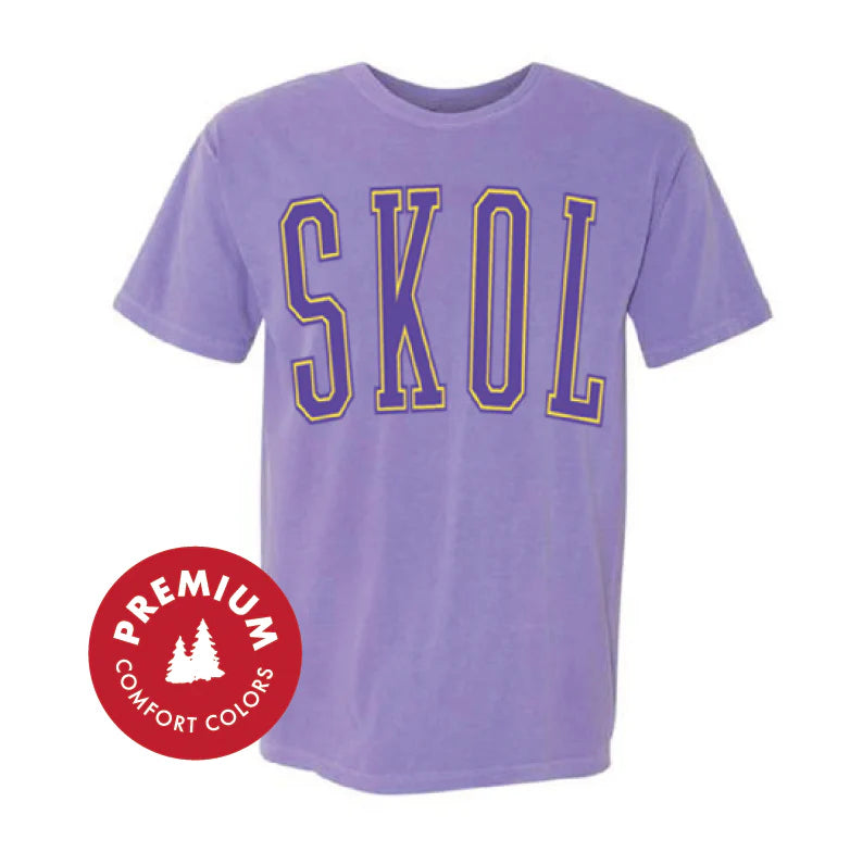 Retro SKOL Graphic Tee - Violet