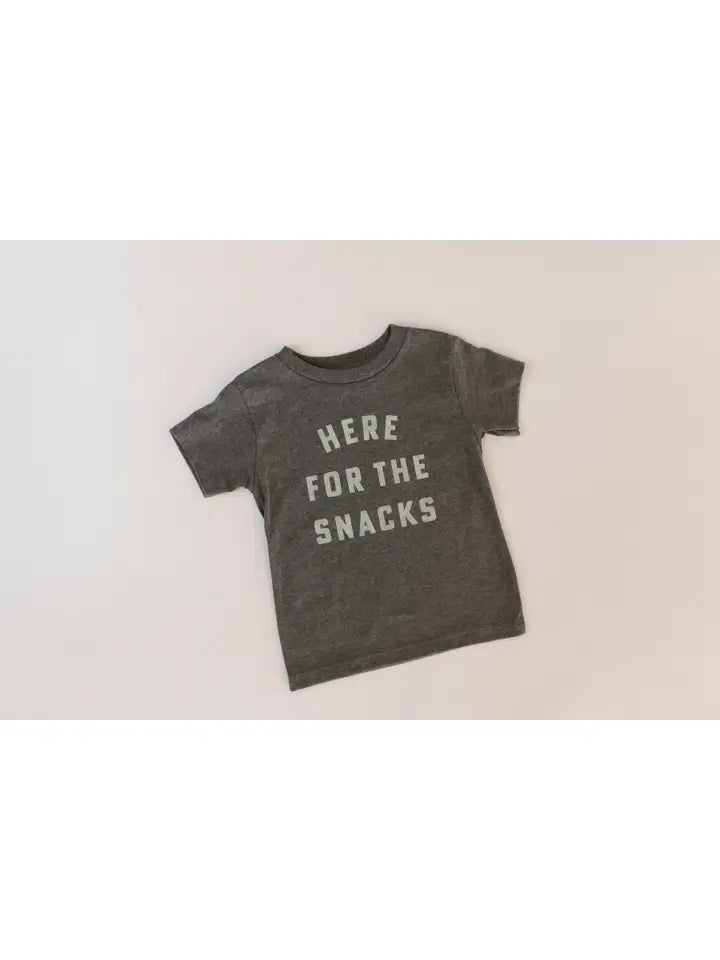 Here For The Snacks Toddler Tee