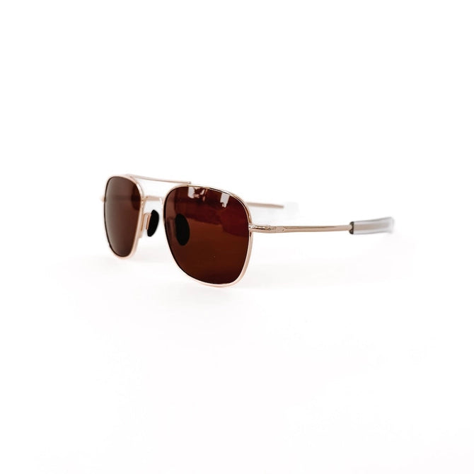 Sunny Square Sunglasses - Gold/Brown