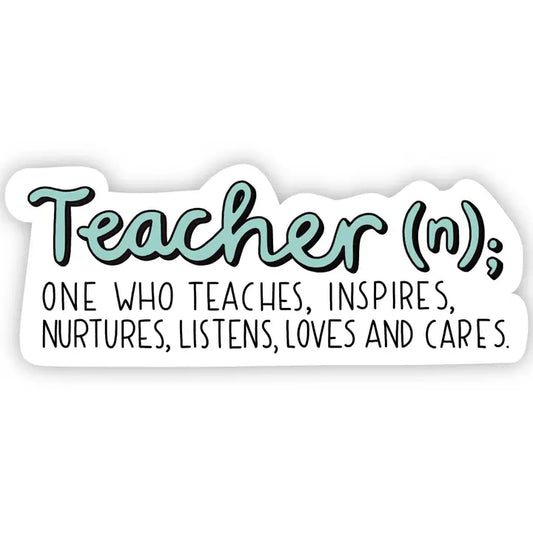 Teacher Definition Sticker
