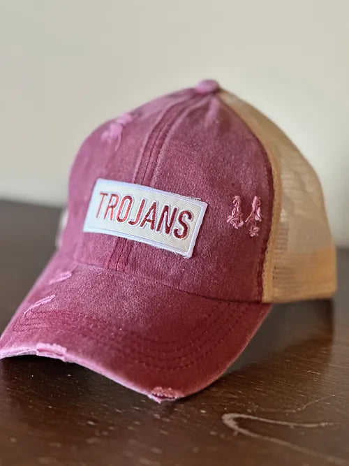 Trojans Ponytail Hat