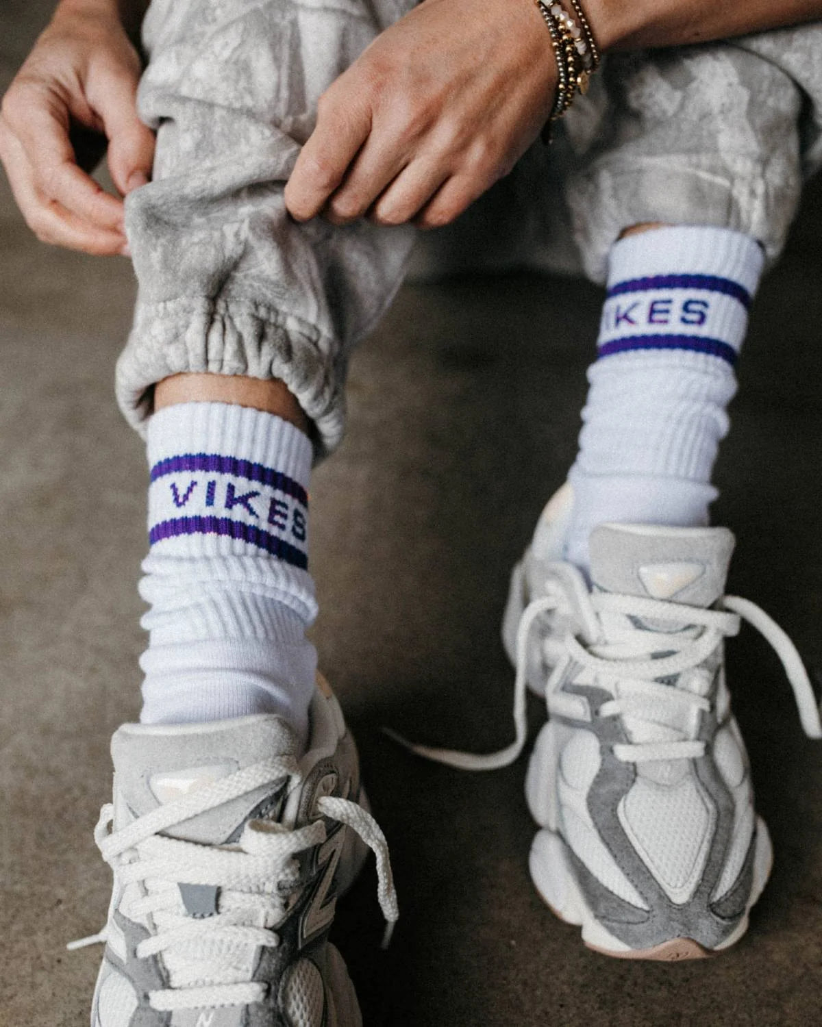 Vikes Adult Crew Socks
