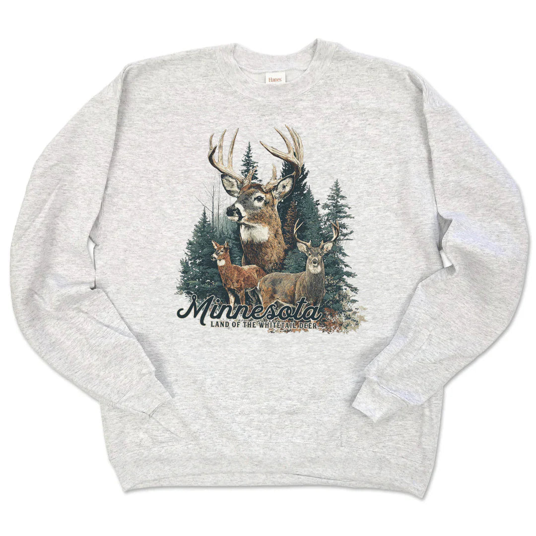 Whitetail Deer MN Crewneck