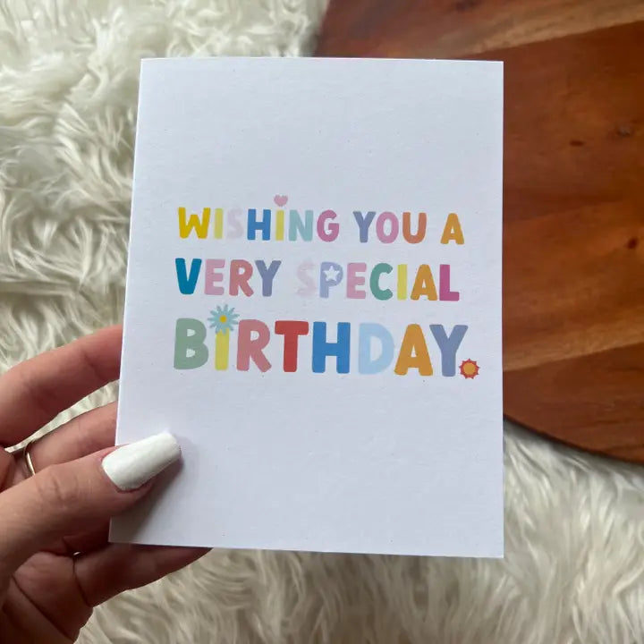 "Wishing You A Very Special Birthday" Card