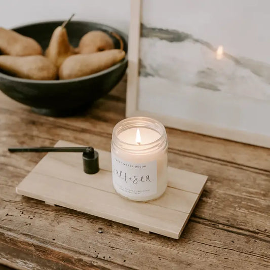 Natural Rectangle Wood Tray