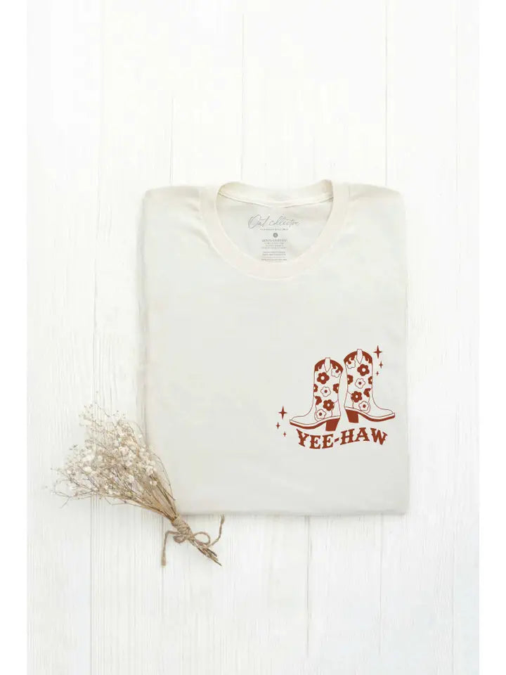 Yee-Haw Graphic Tee - Vintage White