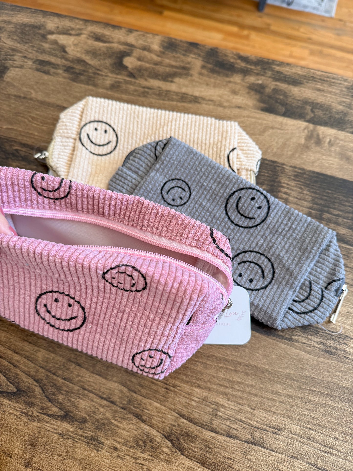Smiley Toiletry Bag (3 colors)