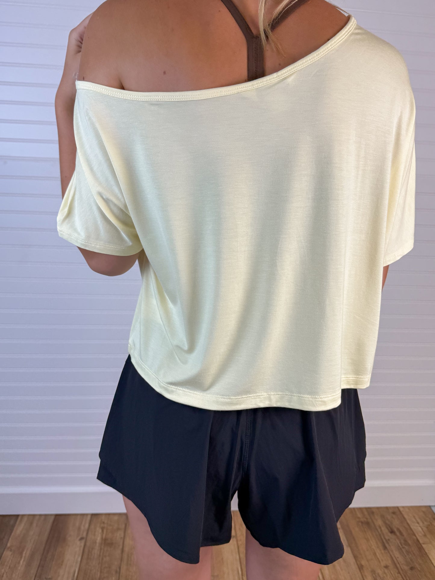 Silky Soft Off Shoulder Top - Butter