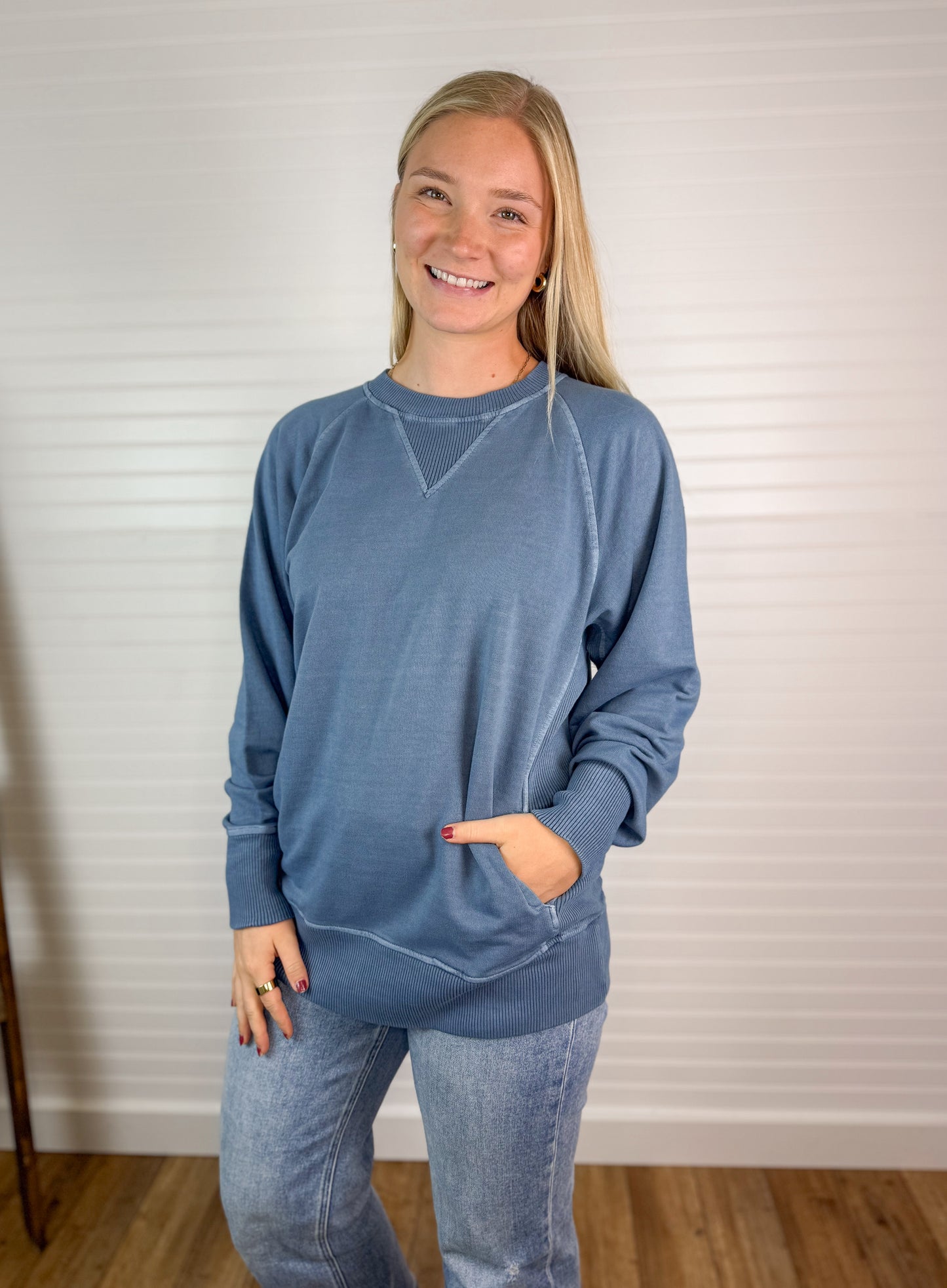 Pigment Dyed French Terry Pullover (5 colors)