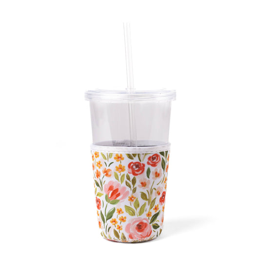 Spring Garden Drink Sleeve | Iced Coffee Koozie