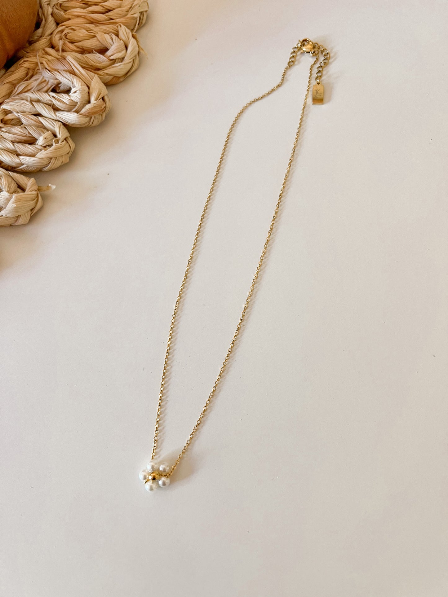 Flower Child Necklace - Gold