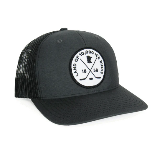 10k Rinks Hat - Charcoal/Black
