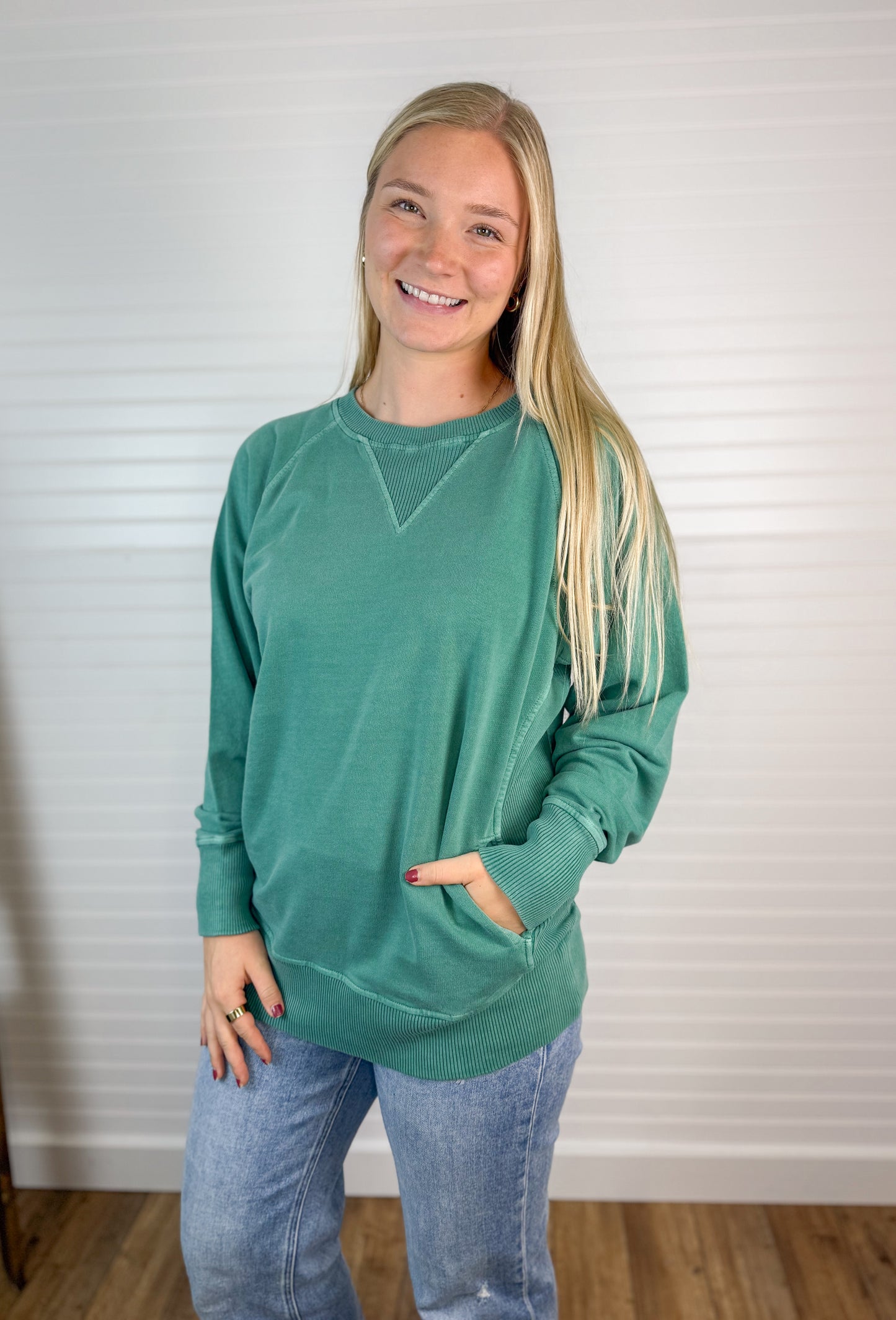 Pigment Dyed French Terry Pullover (5 colors)