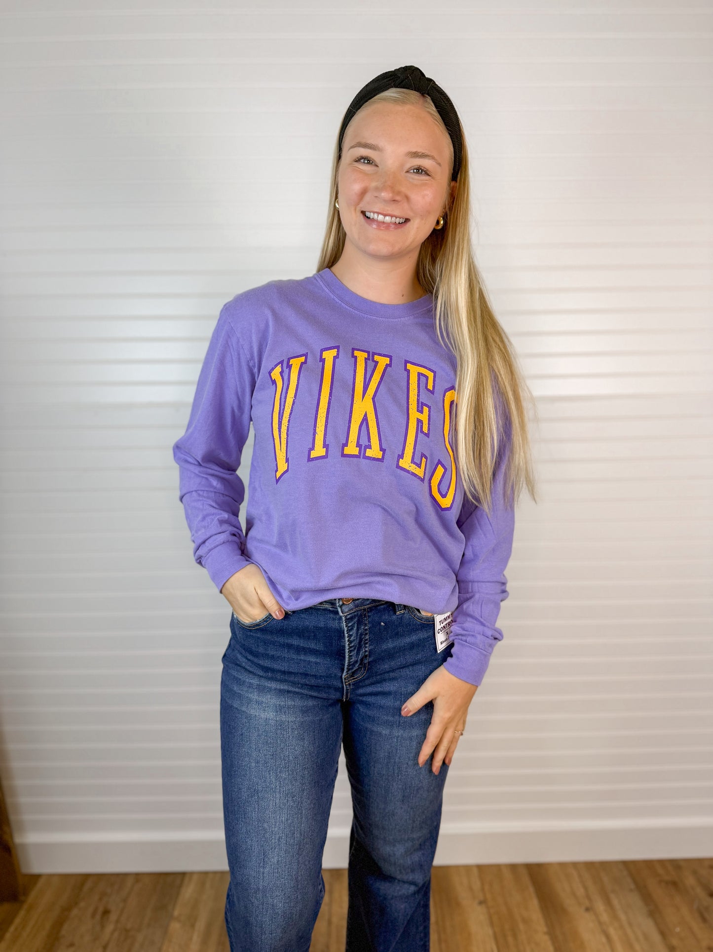 Vikes Vintage Long Sleeve - Violet