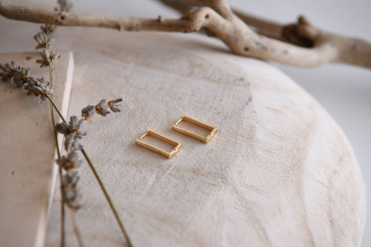 Gold Plated Stainless Steel Earrings
