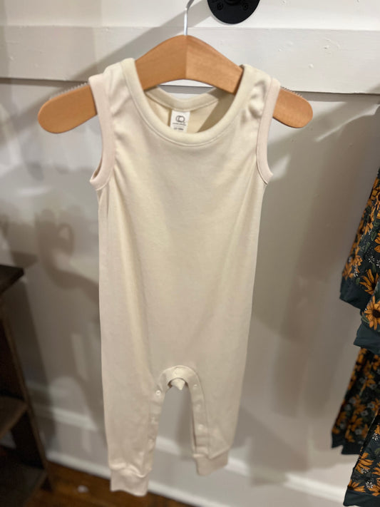 Tank Romper - Natural