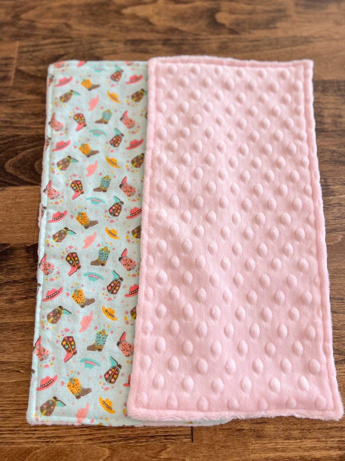 Fleece Printed Baby Burp Cloth (2 styles)