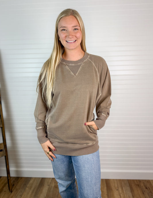 Pigment Dyed French Terry Pullover (8 colors)
