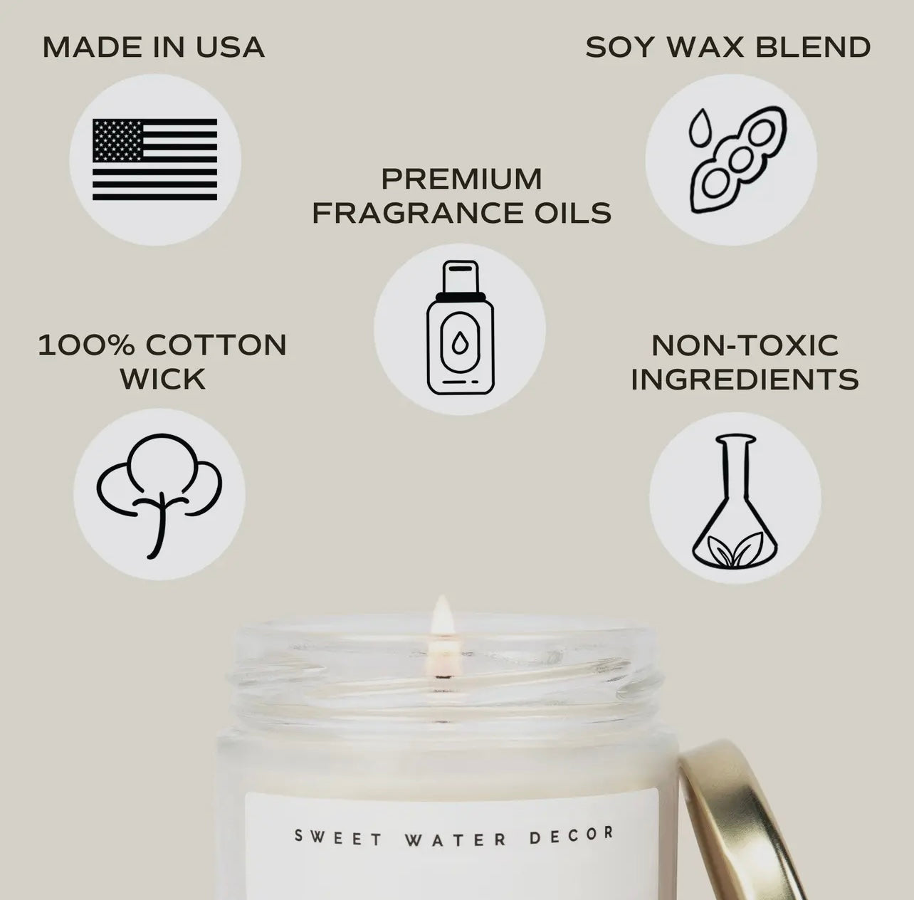 Salt and Sea Soy Candle - 9oz