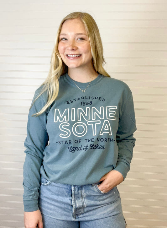 Minnesota Long Sleeve - Blue