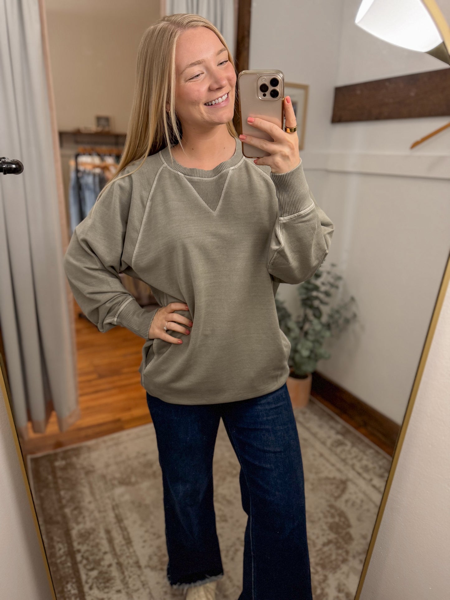 Pigment Dyed French Terry Pullover (8 colors)