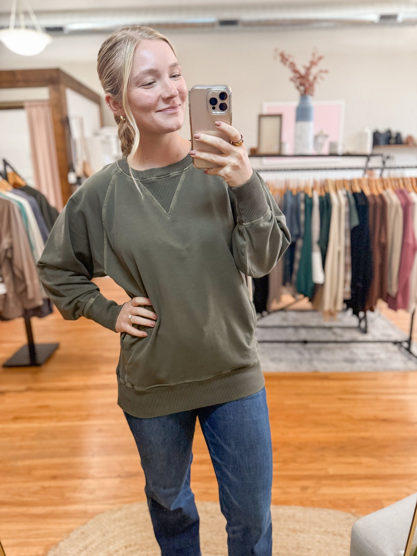 Pigment Dyed French Terry Pullover (8 colors)