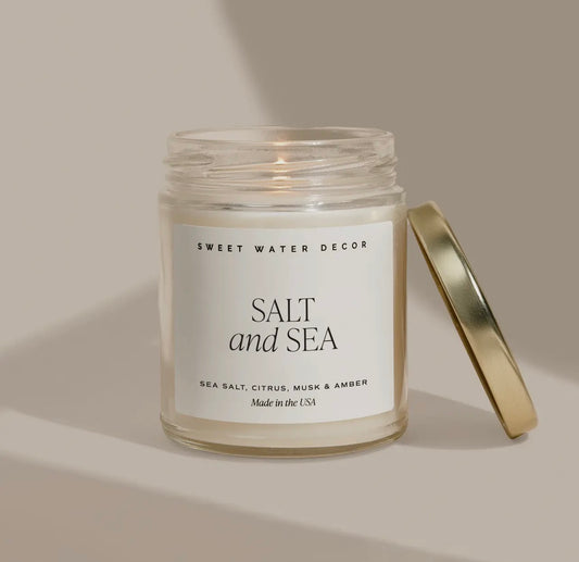 Salt and Sea Soy Candle - 9oz