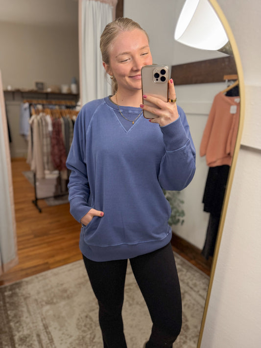 Pigment Dyed French Terry Pullover (8 colors)