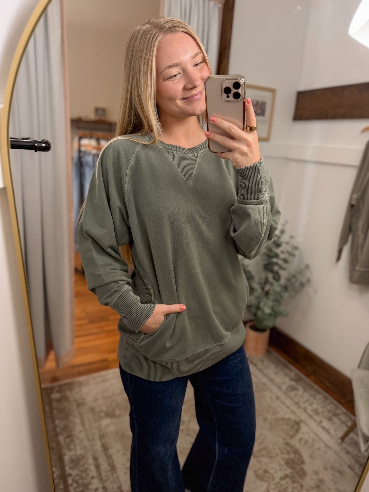 Pigment Dyed French Terry Pullover (8 colors)