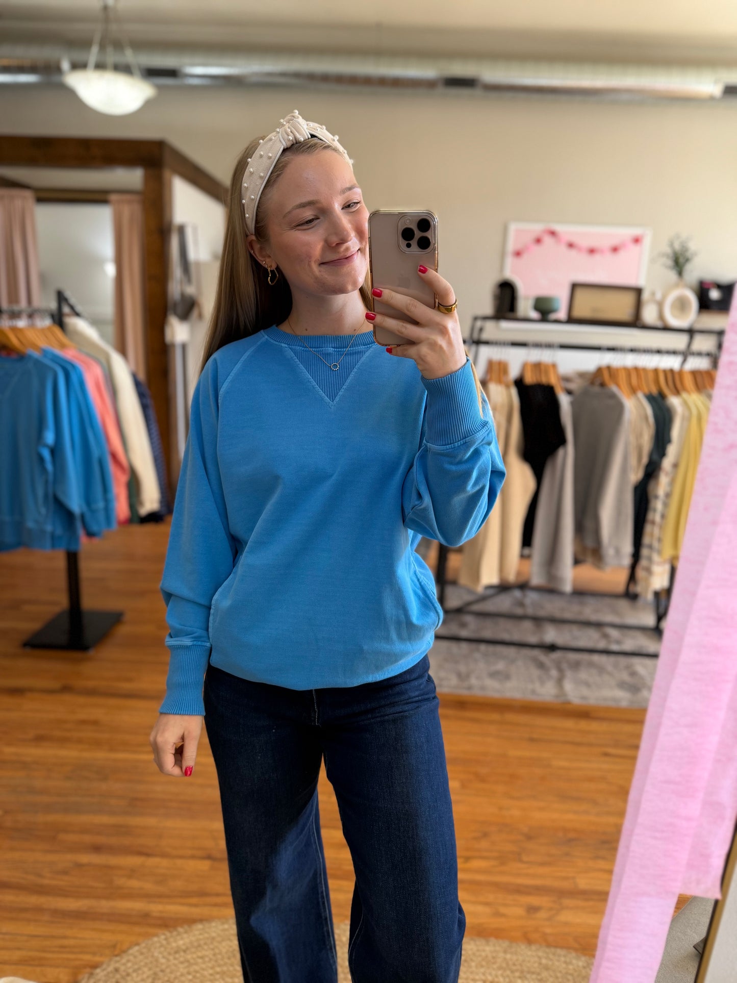 Pigment Dyed French Terry Pullover (8 colors)