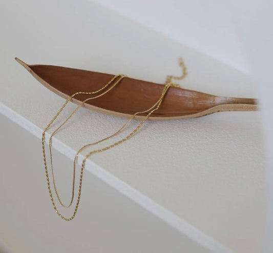 Basic Double Layer Necklace - Gold