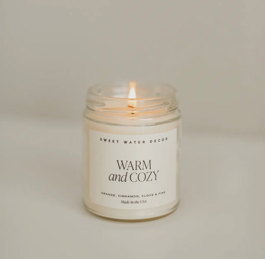 Warm and Cozy Soy Candle - 9oz