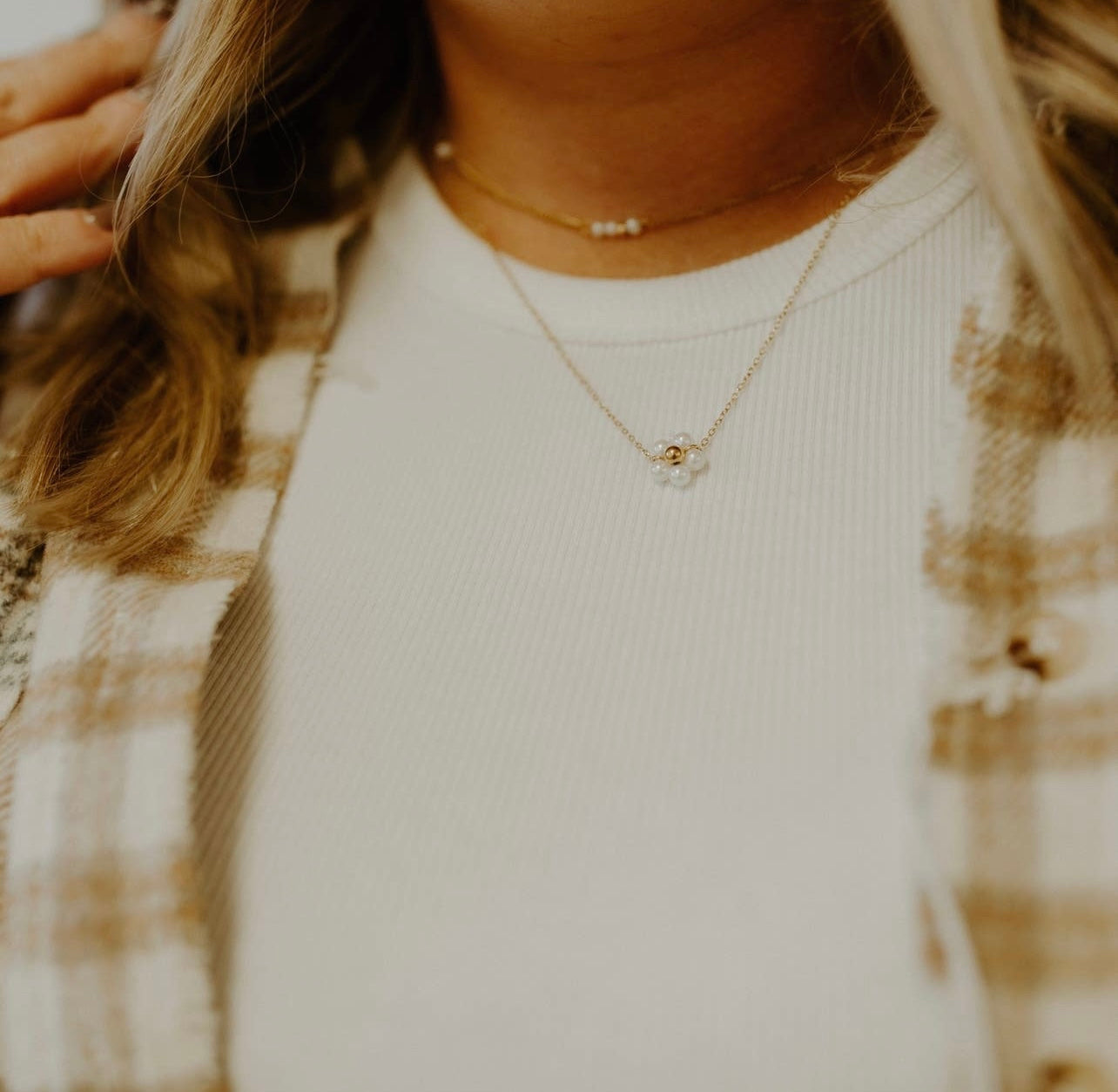 Flower Child Necklace - Gold