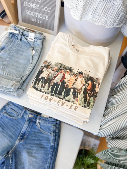 Sandlot Baseball Graphic Tee - Off White