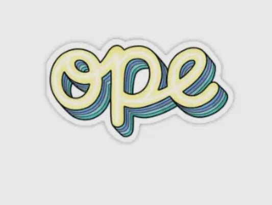 “Ope” Midwest Sticker