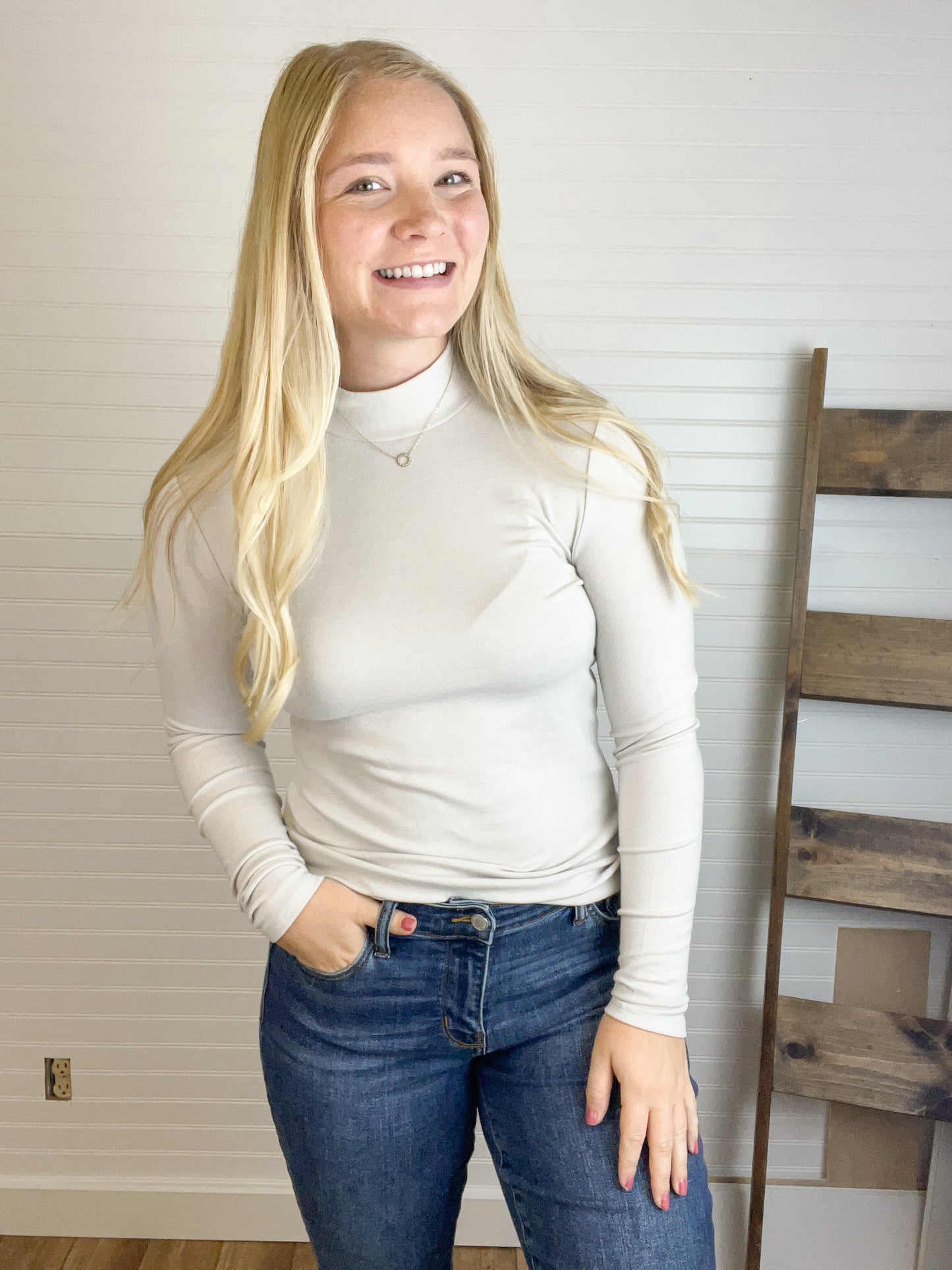 Turtle Neck Knit Top (3 colors)