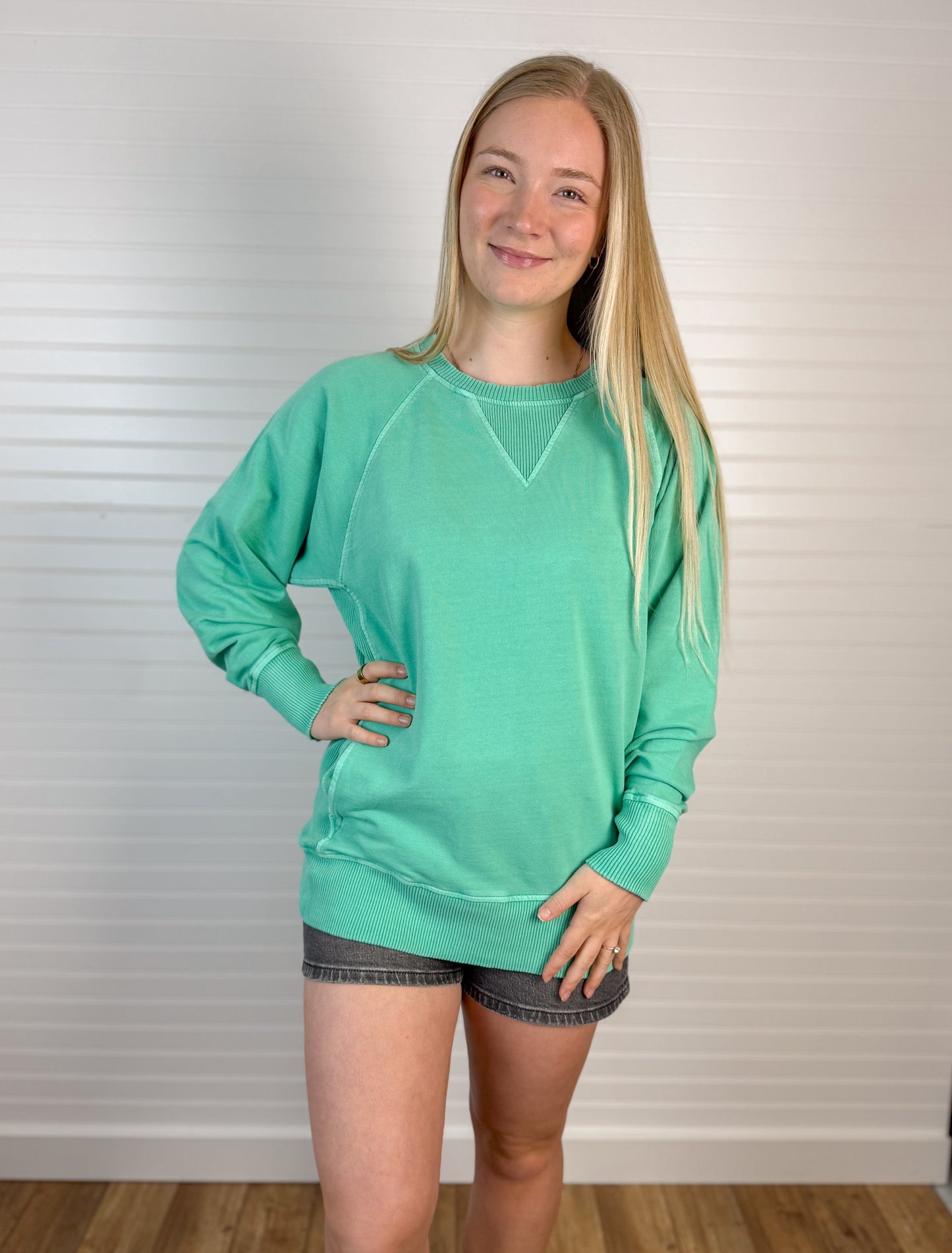 Pigment Dyed French Terry Pullover (8 colors)