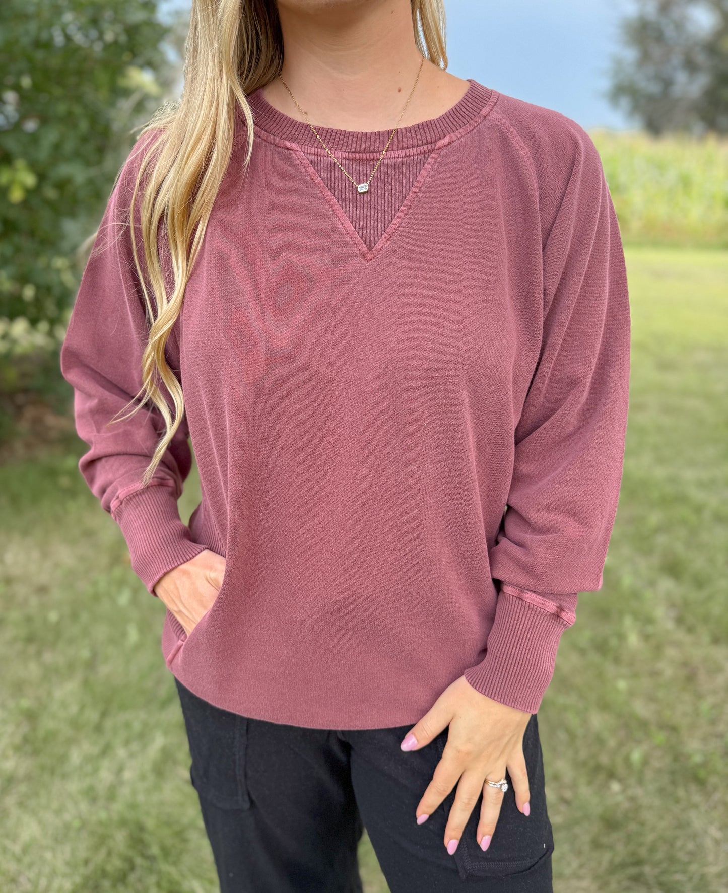 Pigment Dyed French Terry Pullover (8 colors)