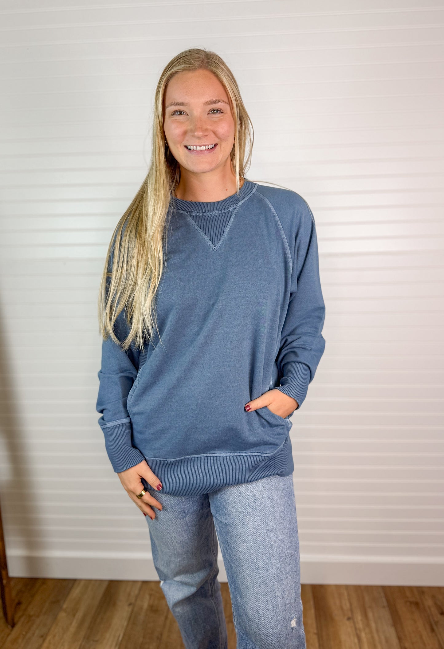Pigment Dyed French Terry Pullover (5 colors)