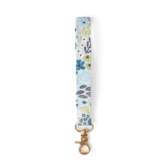 Waterfall Floral Wristlet Keychain
