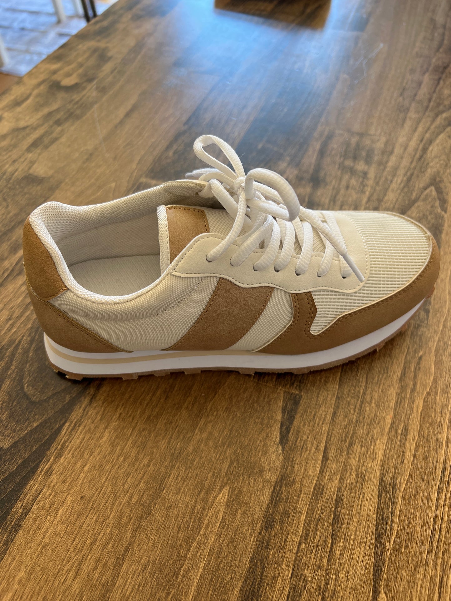 Phoebe Color Block Sneakers - Toffee