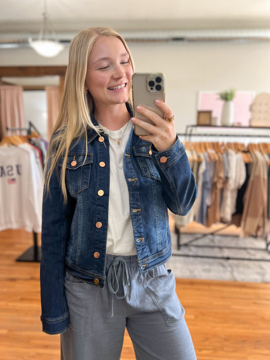 Classic Denim Jacket - Dark Wash