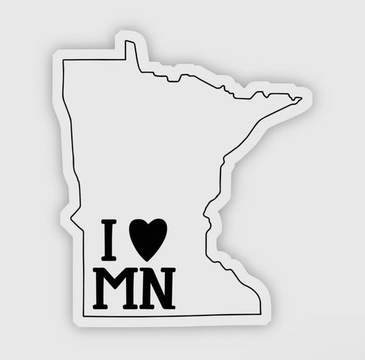 Minnesota State Stickers (3 colors)