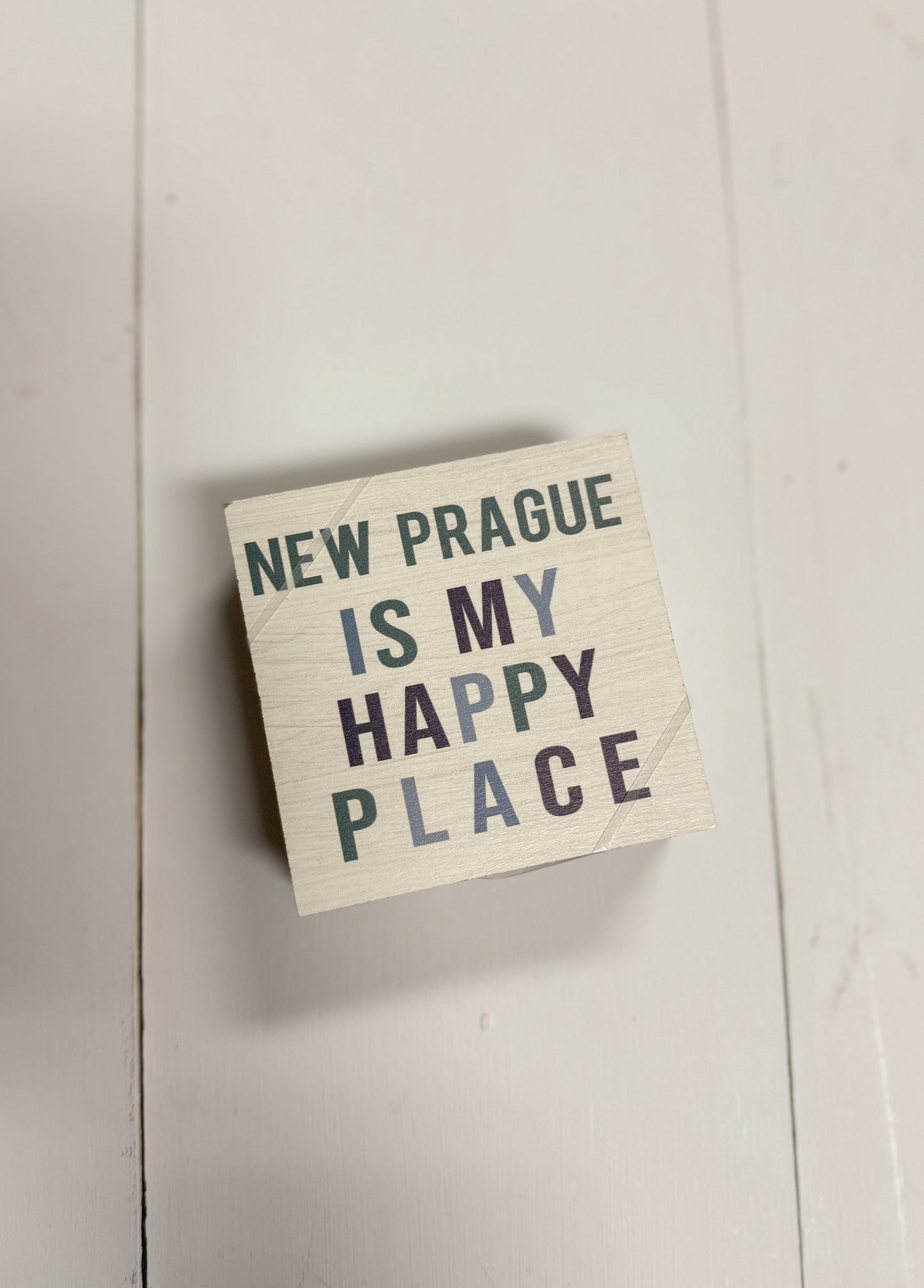 New Prague Wooden Coaster Set of 4