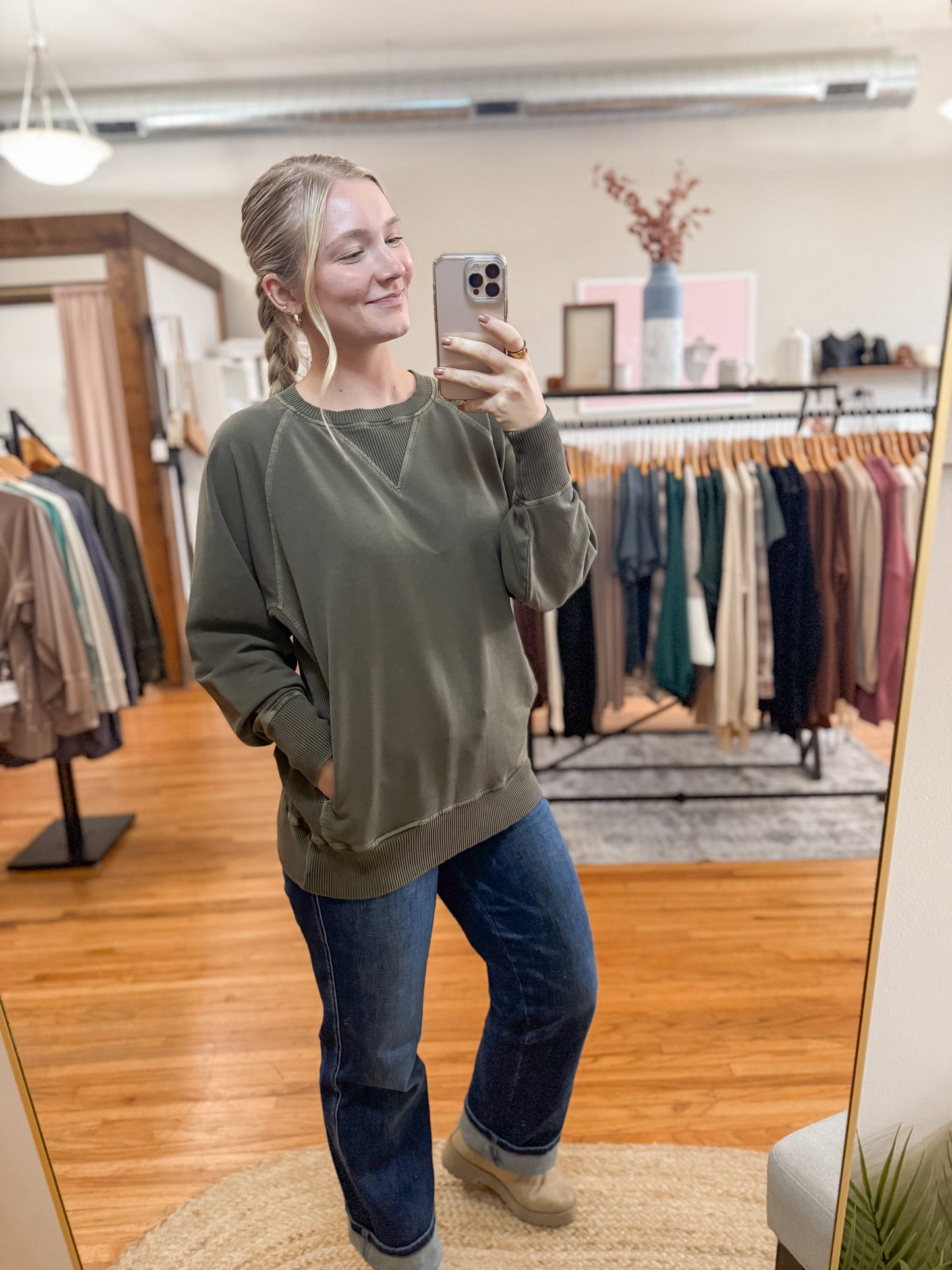 Pigment Dyed French Terry Pullover (8 colors)