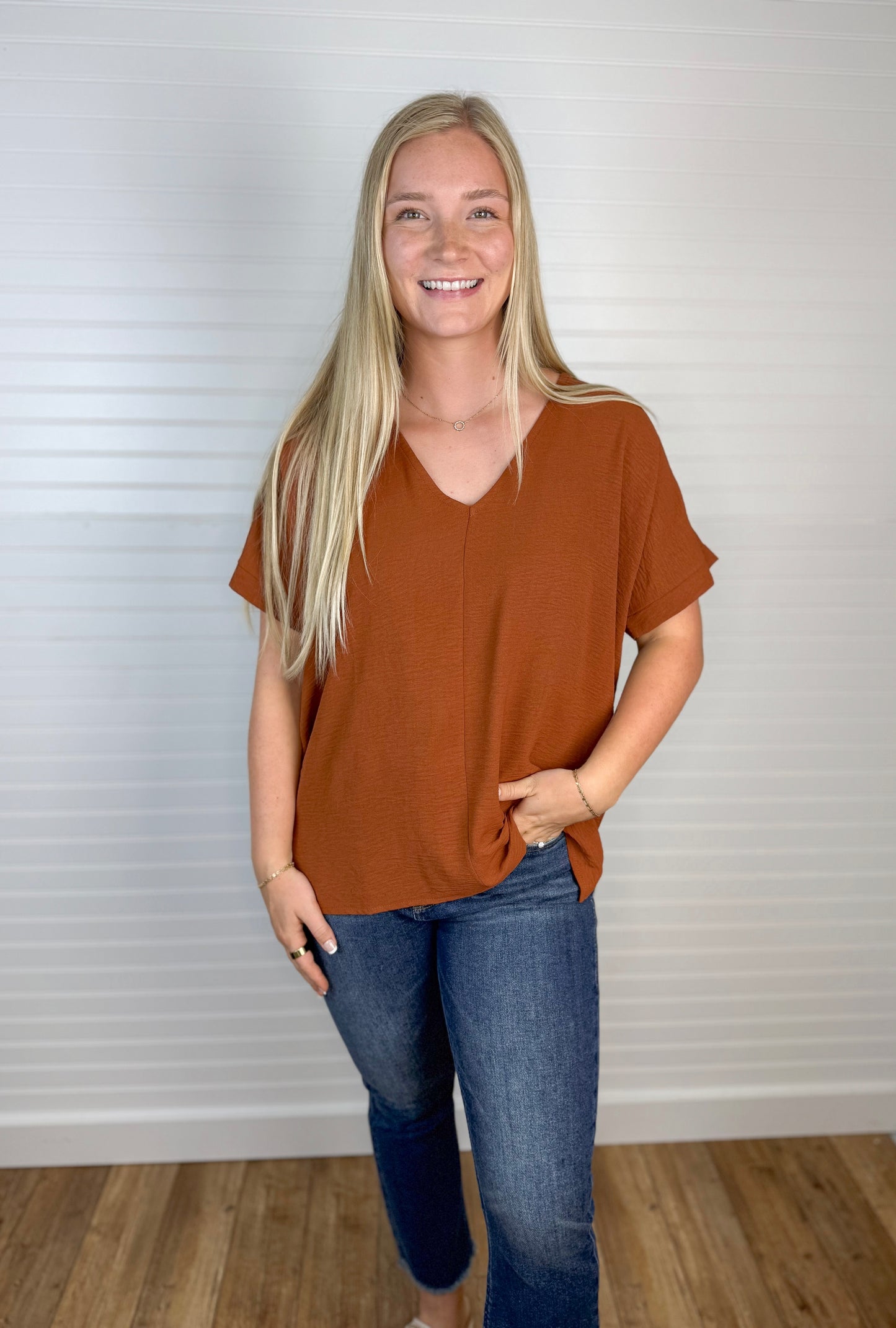 Airflow Dolman Top - Copper