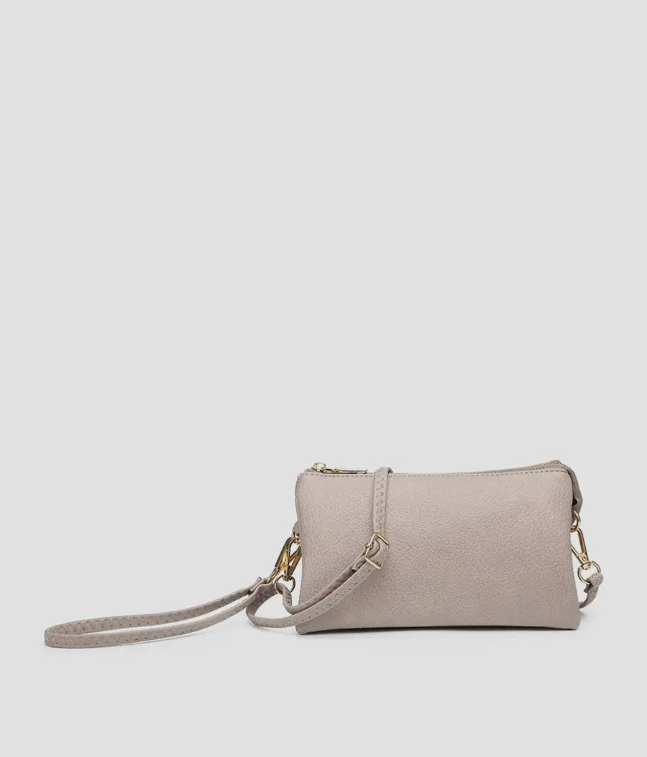 Vegan Leather Crossbody/Wristlet (3 colors)