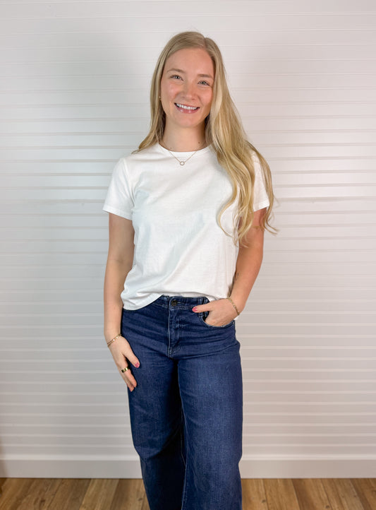 Relaxed Cotton Tee (2 colors)