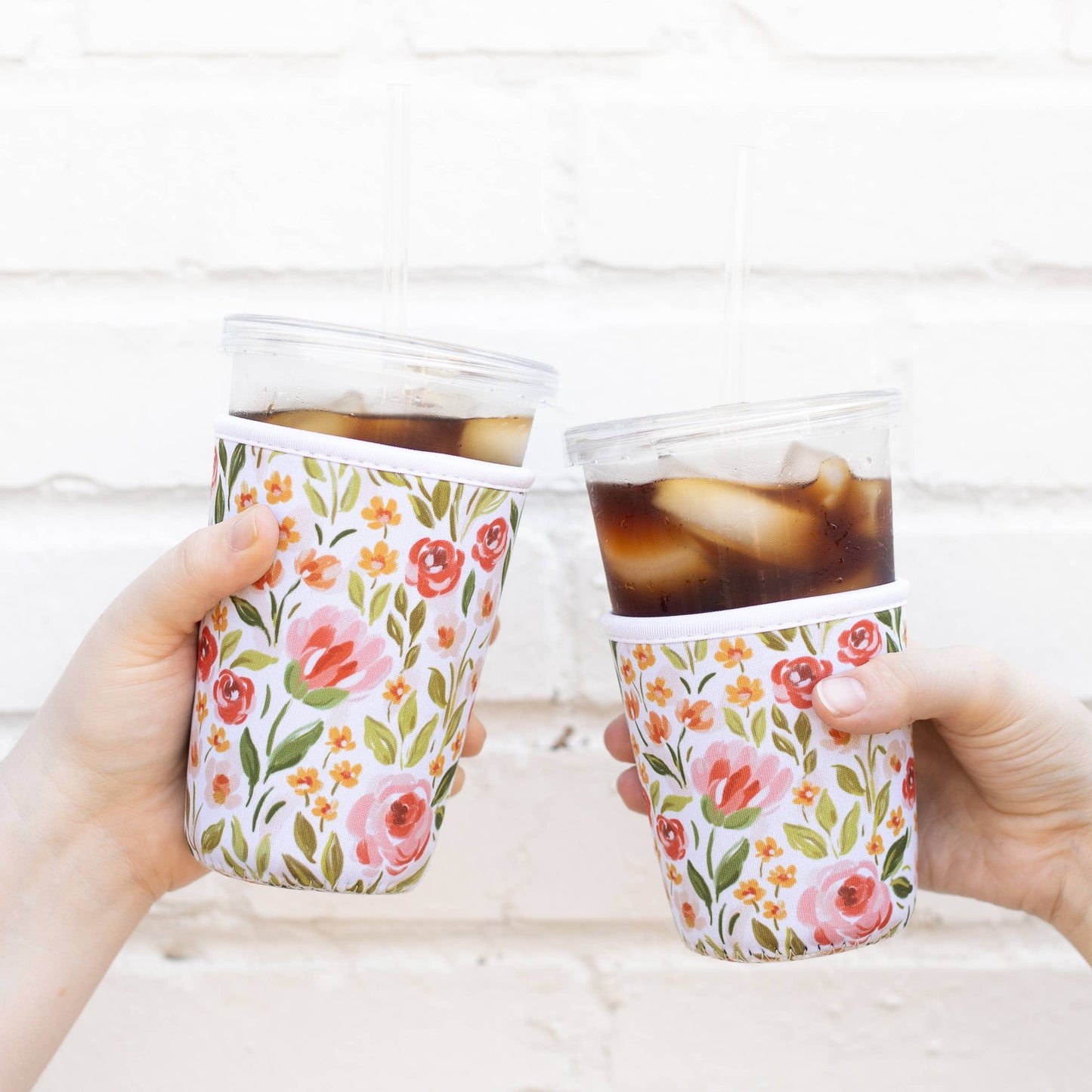 Spring Garden Drink Sleeve | Iced Coffee Koozie
